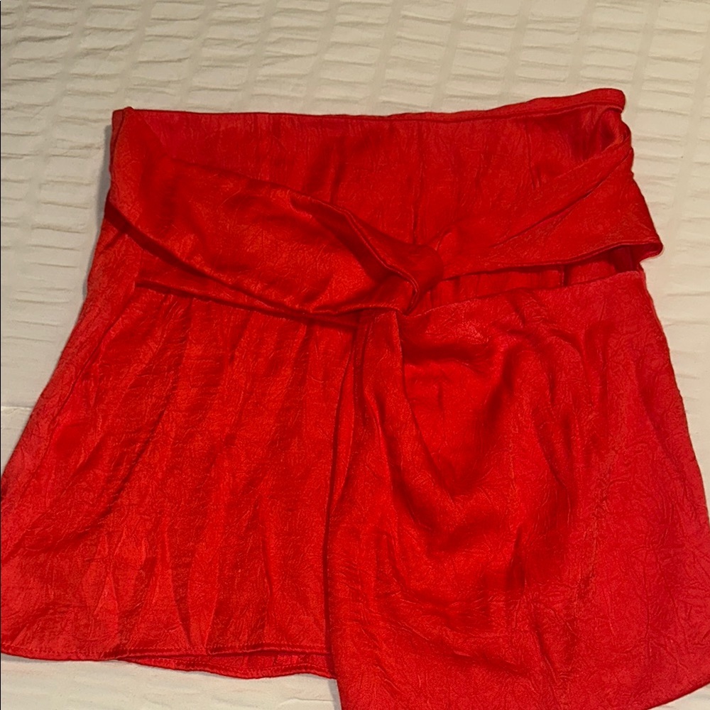 Neon Pink Wrap Skirt
